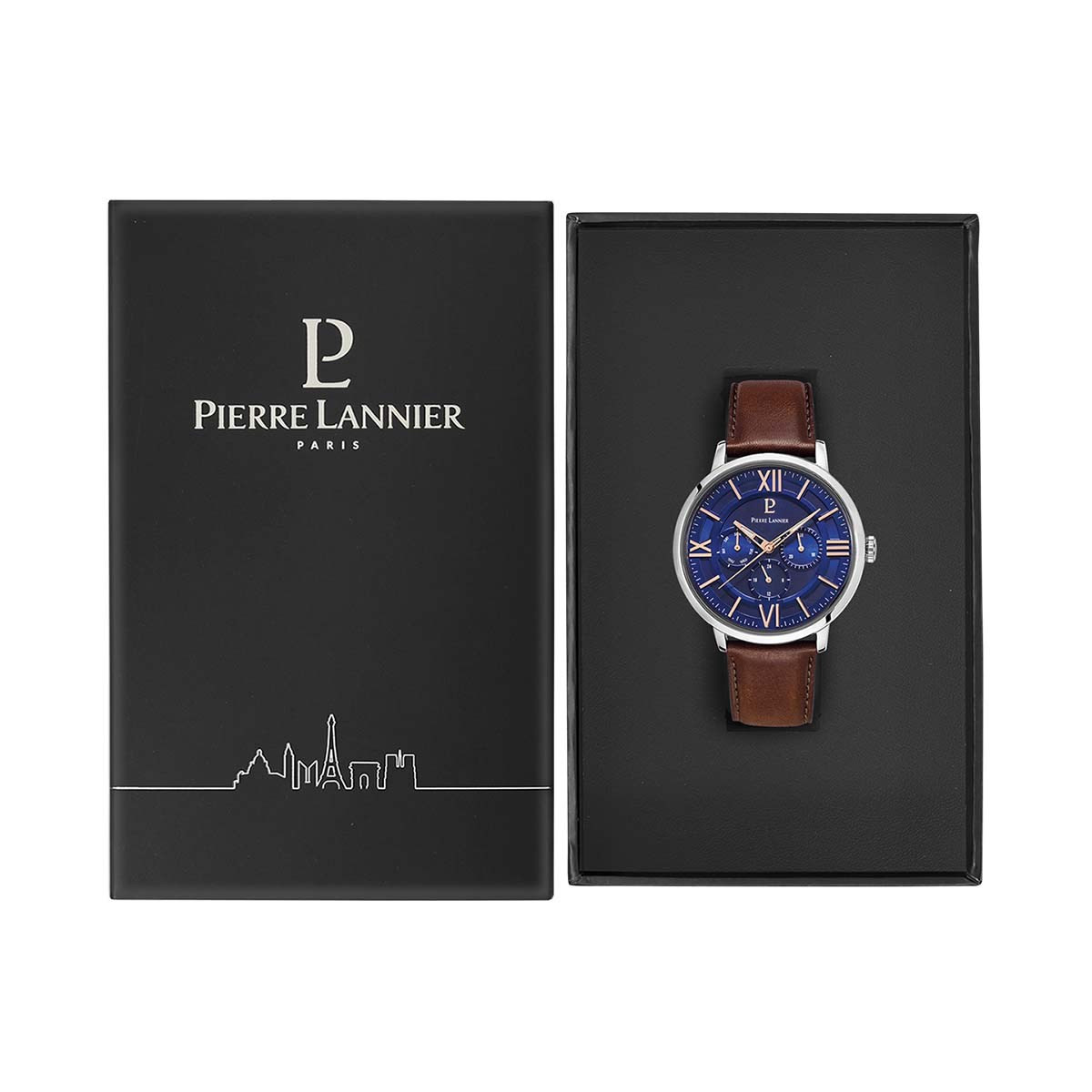 Montre Pierre Lannier Beaucour Homme Bleu - 253C164