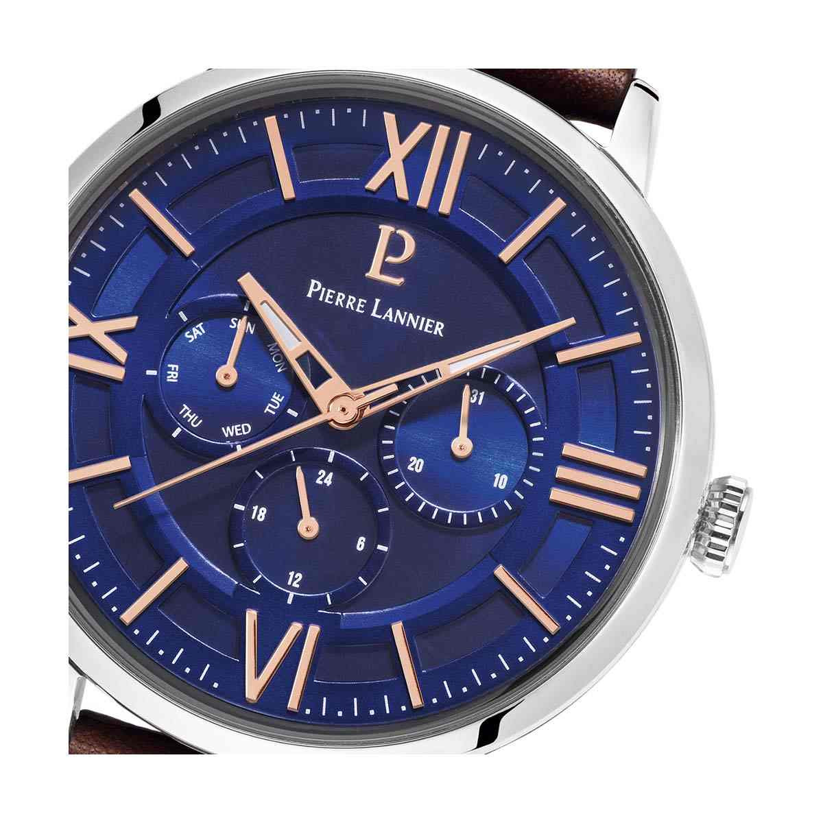 Montre Pierre Lannier Beaucour Homme Bleu - 253C164