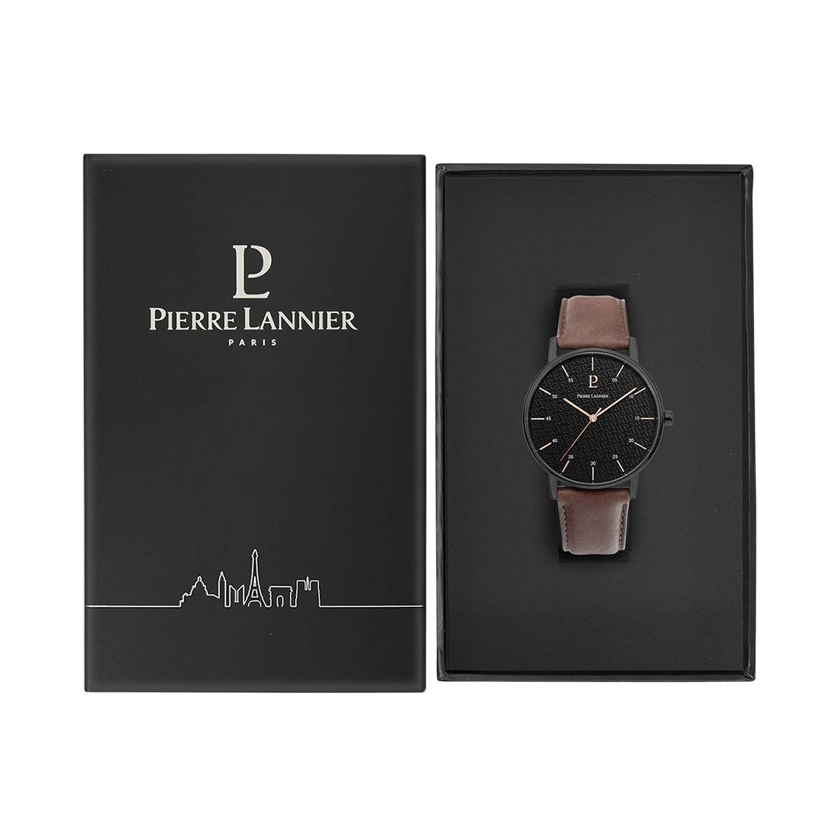 Montre Pierre Lannier Cityline Homme Noir - 203F434 Montre Pierre Lannier Cityline Homme Noir - 203F434