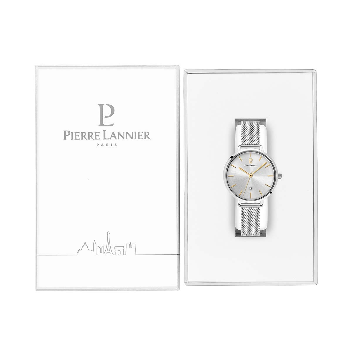 Montre Pierre Lannier Echo Femme Argenté - 031M621 Montre Pierre Lannier Echo Femme Argenté - 031M621