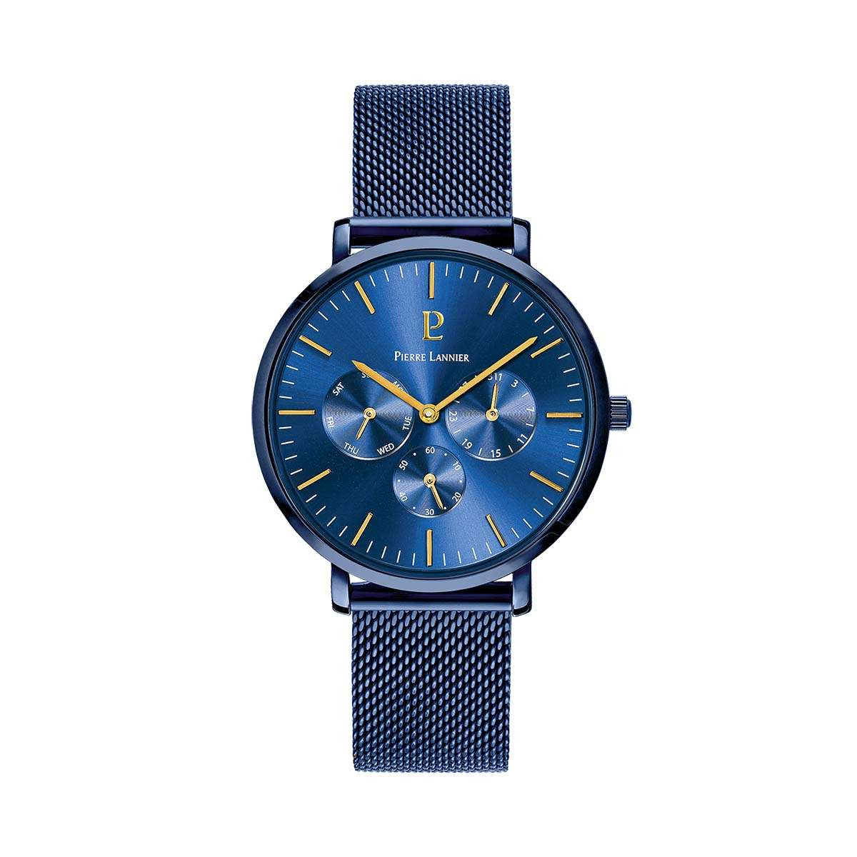 Montre Pierre Lannier Echo Homme Bleu - 207J469