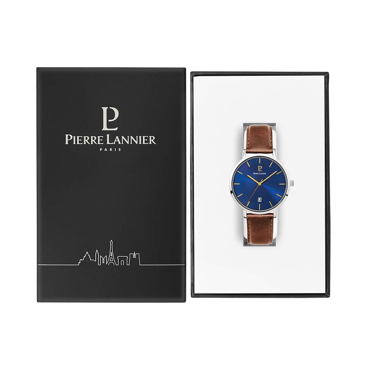 Montre Pierre Lannier Echo Homme Bleu - 258L164