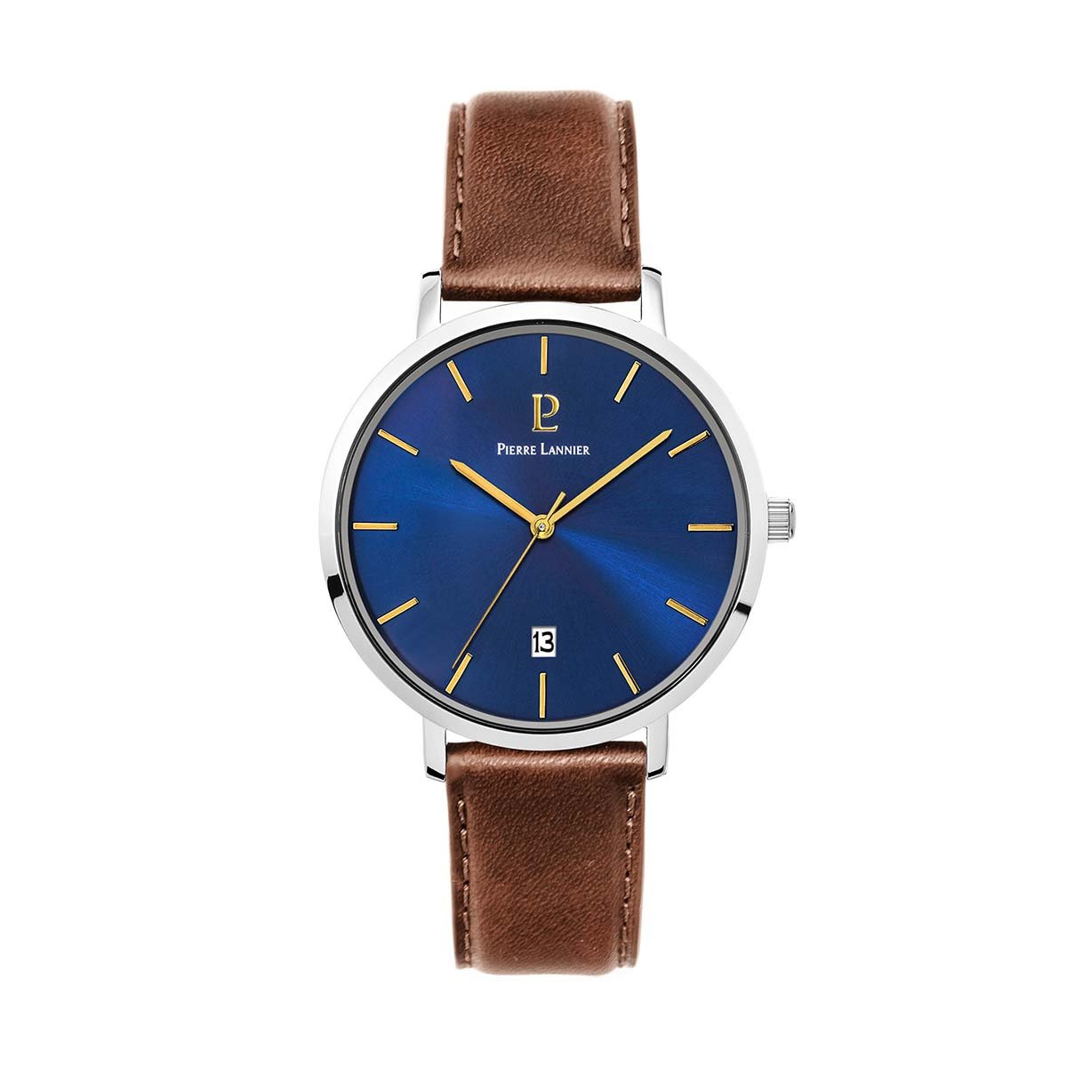 Montre Pierre Lannier Echo Homme Bleu - 258L164