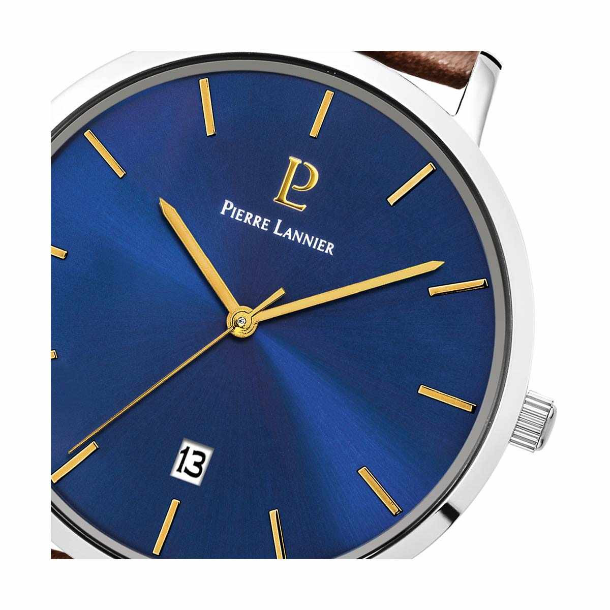 Montre Pierre Lannier Echo Homme Bleu - 258L164