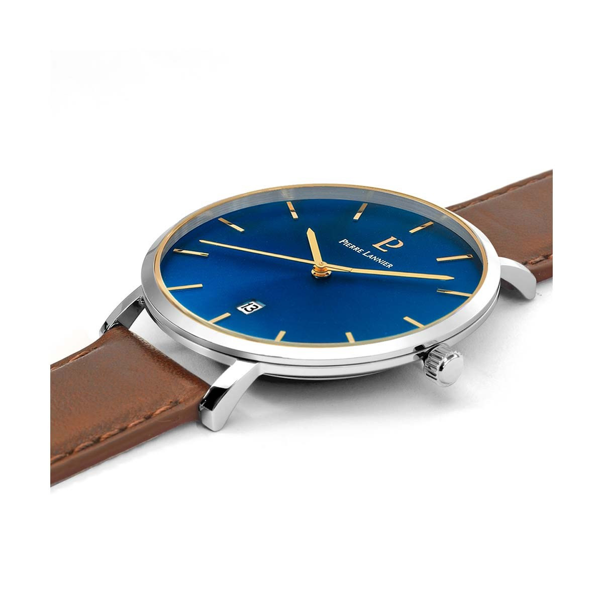 Montre Pierre Lannier Echo Homme Bleu - 258L164