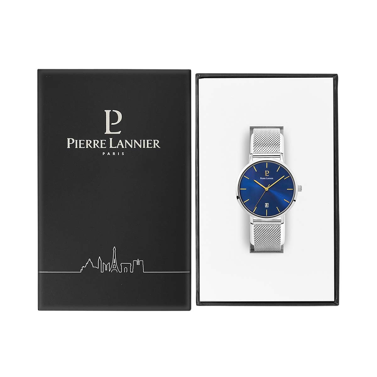 Montre Pierre Lannier Echo Homme Bleu - 258L168