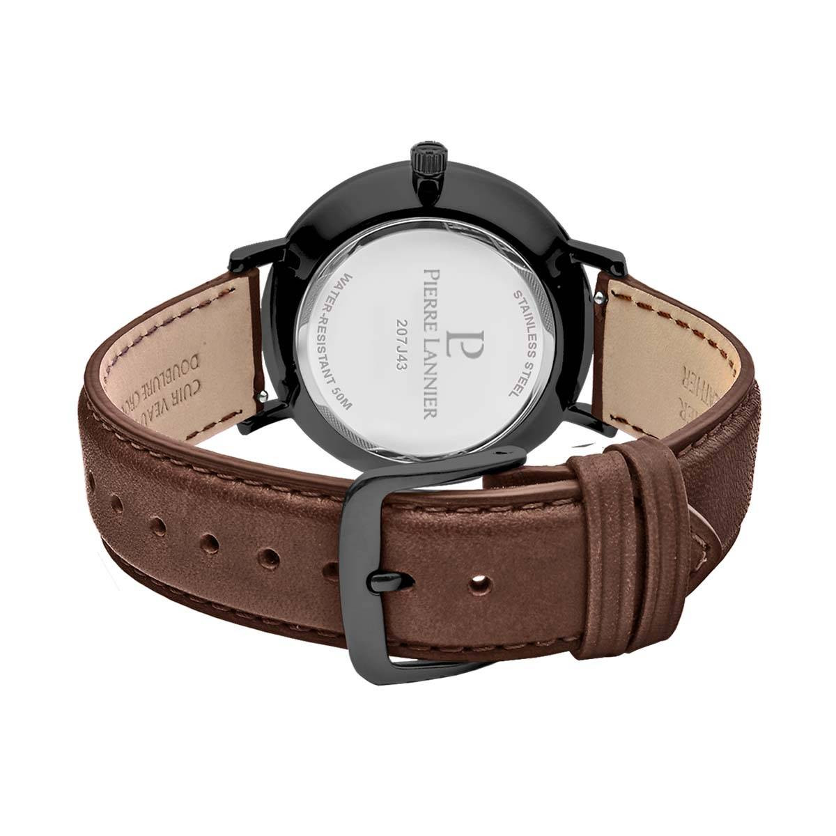 Montre Pierre Lannier Echo Homme Noir - 207J434 Montre Pierre Lannier Echo Homme Noir - 207J434