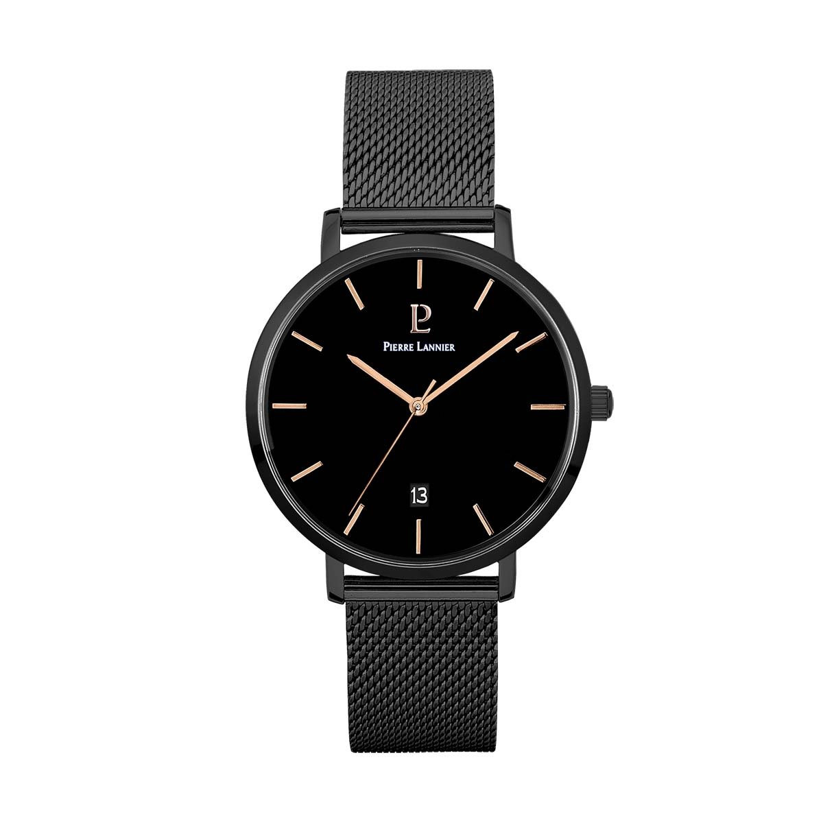 Montre Pierre Lannier Echo Homme Noir - 259F439 Montre Pierre Lannier Echo Homme Noir - 259F439