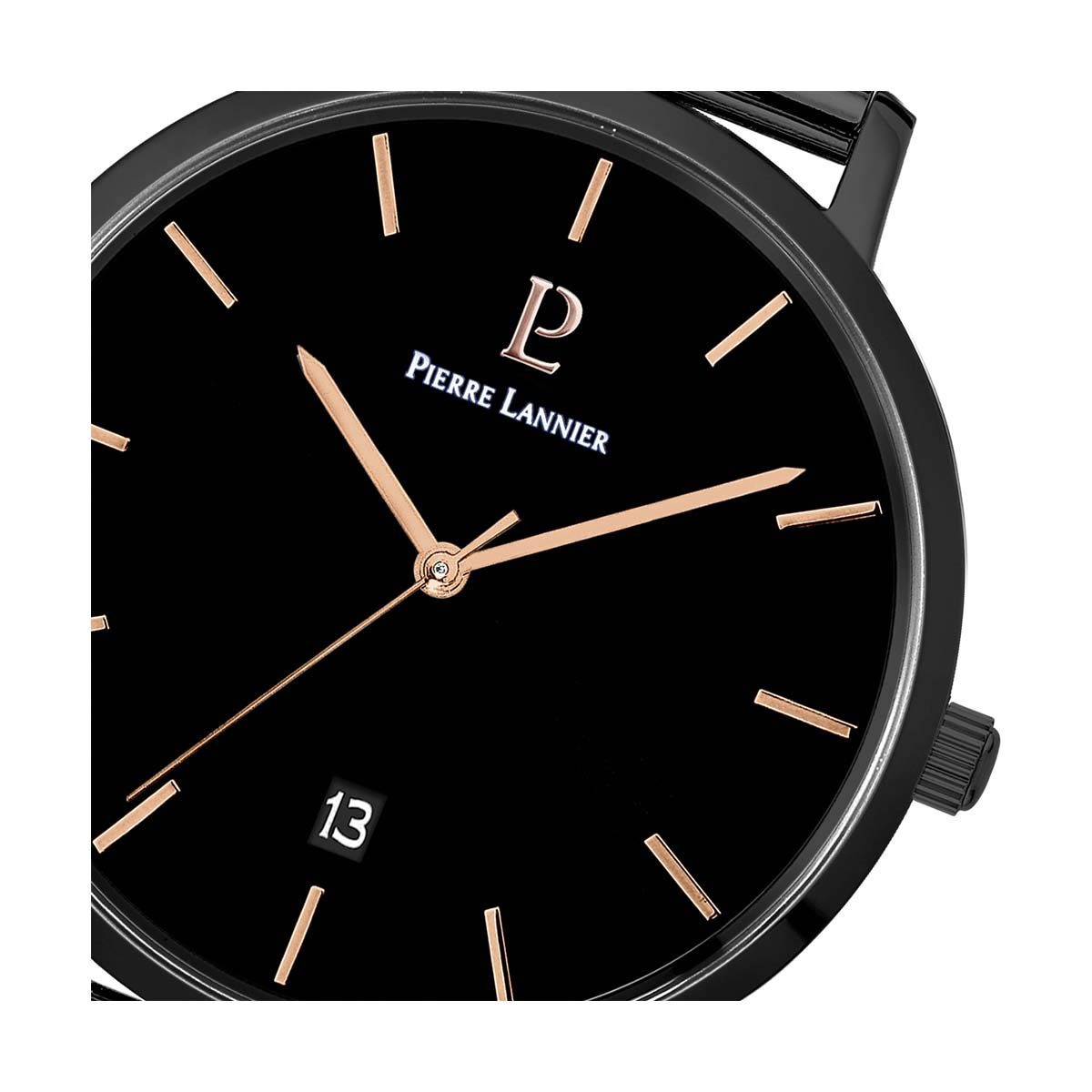 Montre Pierre Lannier Echo Homme Noir - 259F439 Montre Pierre Lannier Echo Homme Noir - 259F439
