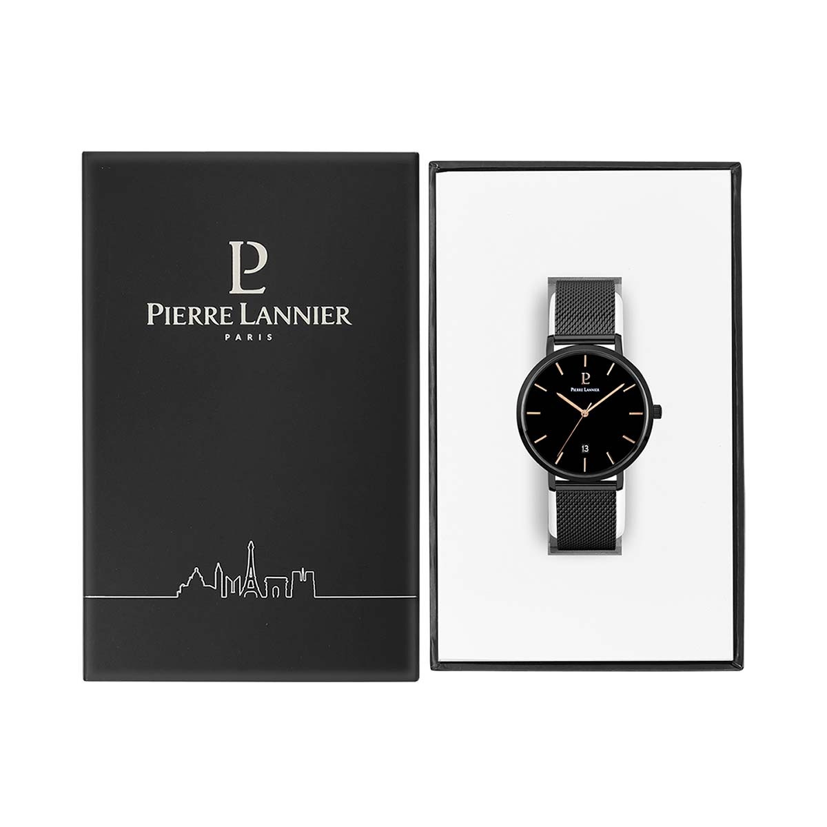 Montre Pierre Lannier Echo Homme Noir - 259F439