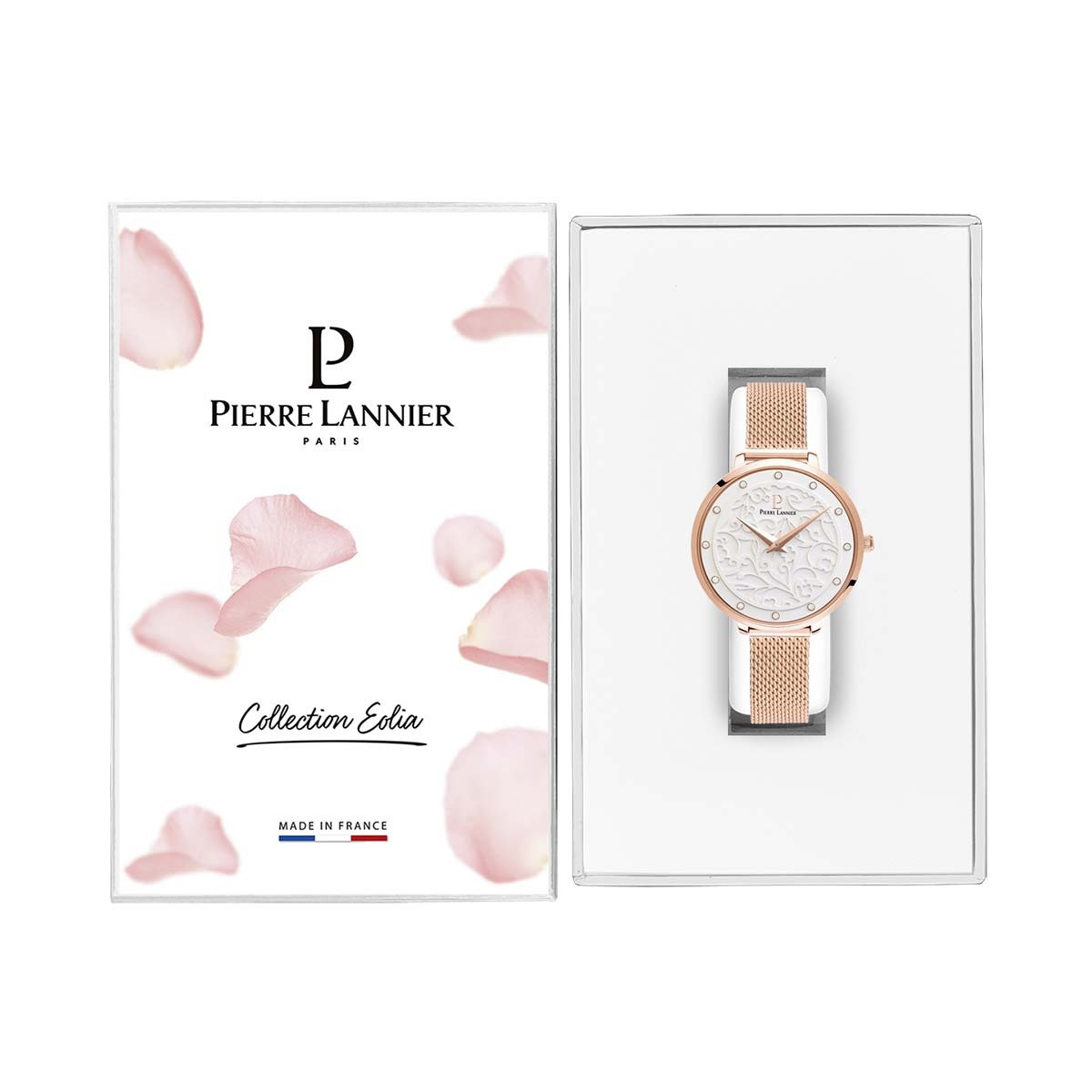 Montre Pierre Lannier Eolia Femme Blanc - 039L908 Montre Pierre Lannier Eolia Femme Blanc - 039L908