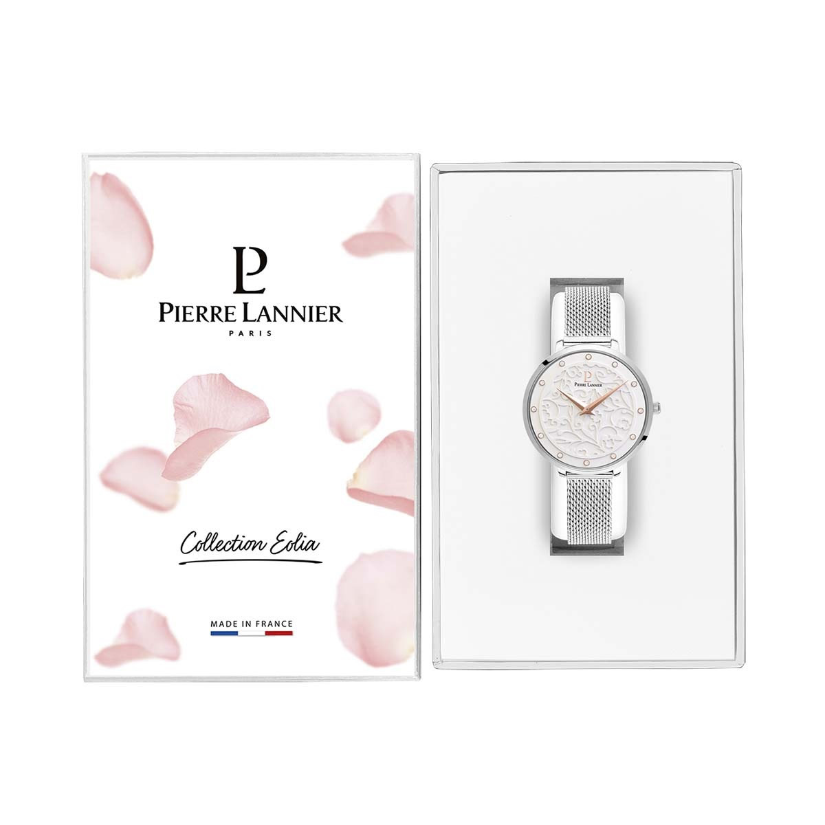 Montre Pierre Lannier Eolia Femme Blanc - 040J608 Montre Pierre Lannier Eolia Femme Blanc - 040J608