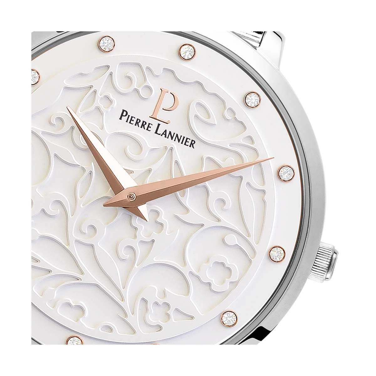 Montre Pierre Lannier Eolia Femme Blanc - 040J608 Montre Pierre Lannier Eolia Femme Blanc - 040J608
