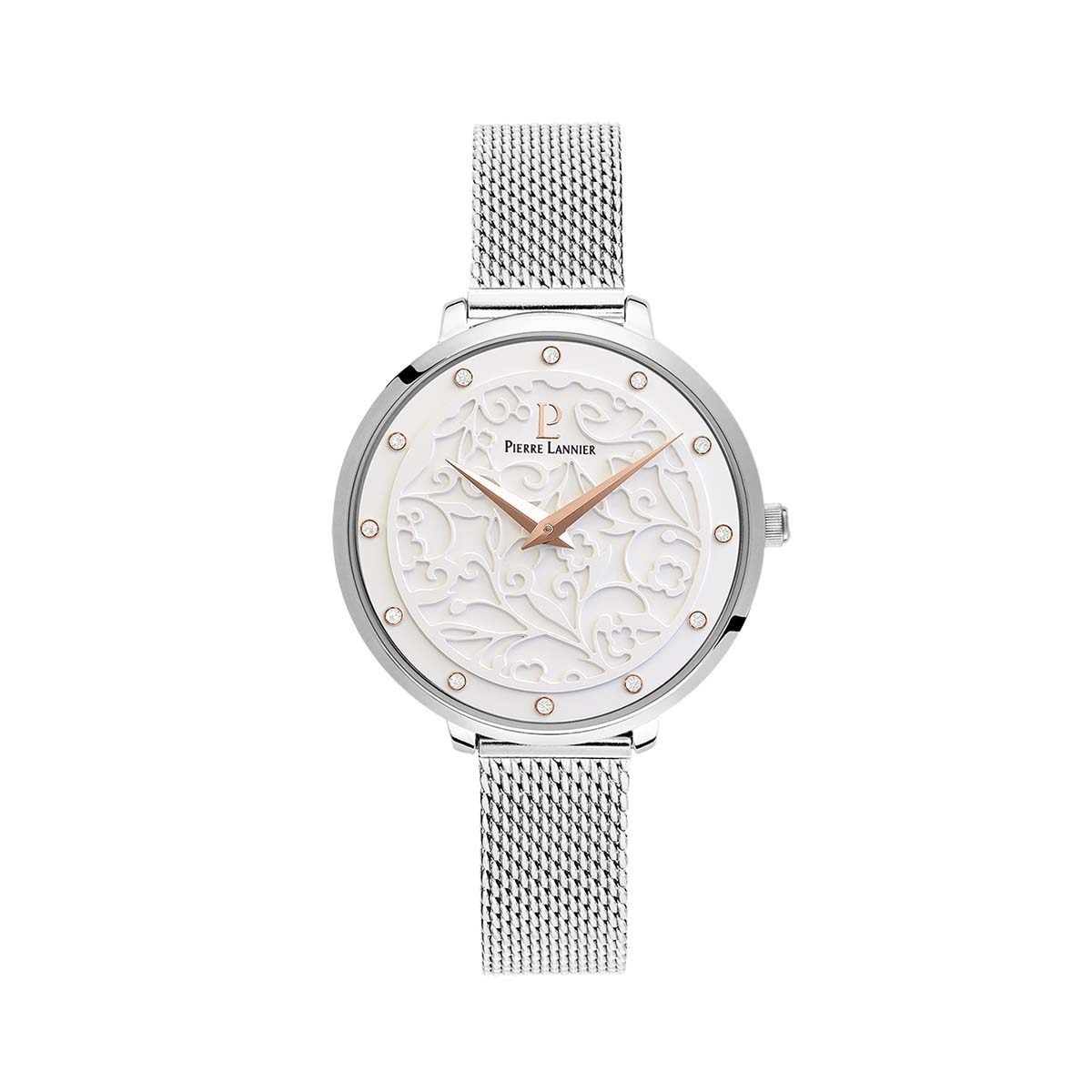 Montre Pierre Lannier Eolia Femme Blanc - 040J608 Montre Pierre Lannier Eolia Femme Blanc - 040J608