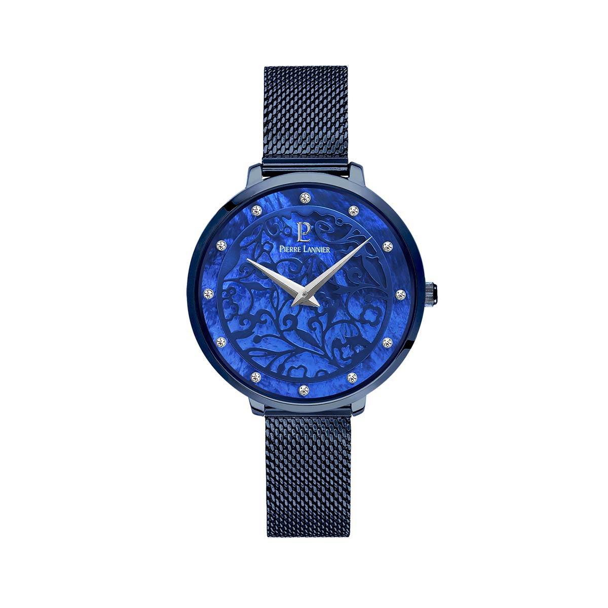 Montre Pierre Lannier Eolia Femme Bleu - 045L968 Montre Pierre Lannier Eolia Femme Bleu - 045L968