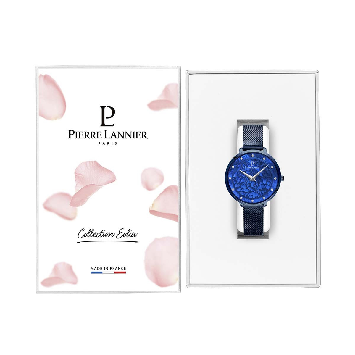 Montre Pierre Lannier Eolia Femme Bleu - 045L968 Montre Pierre Lannier Eolia Femme Bleu - 045L968
