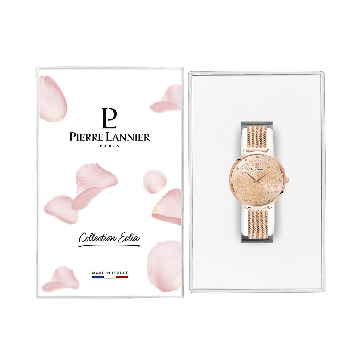 Montre Pierre Lannier Eolia Femme Doré rose - 041K958 Montre Pierre Lannier Eolia Femme Doré rose - 041K958