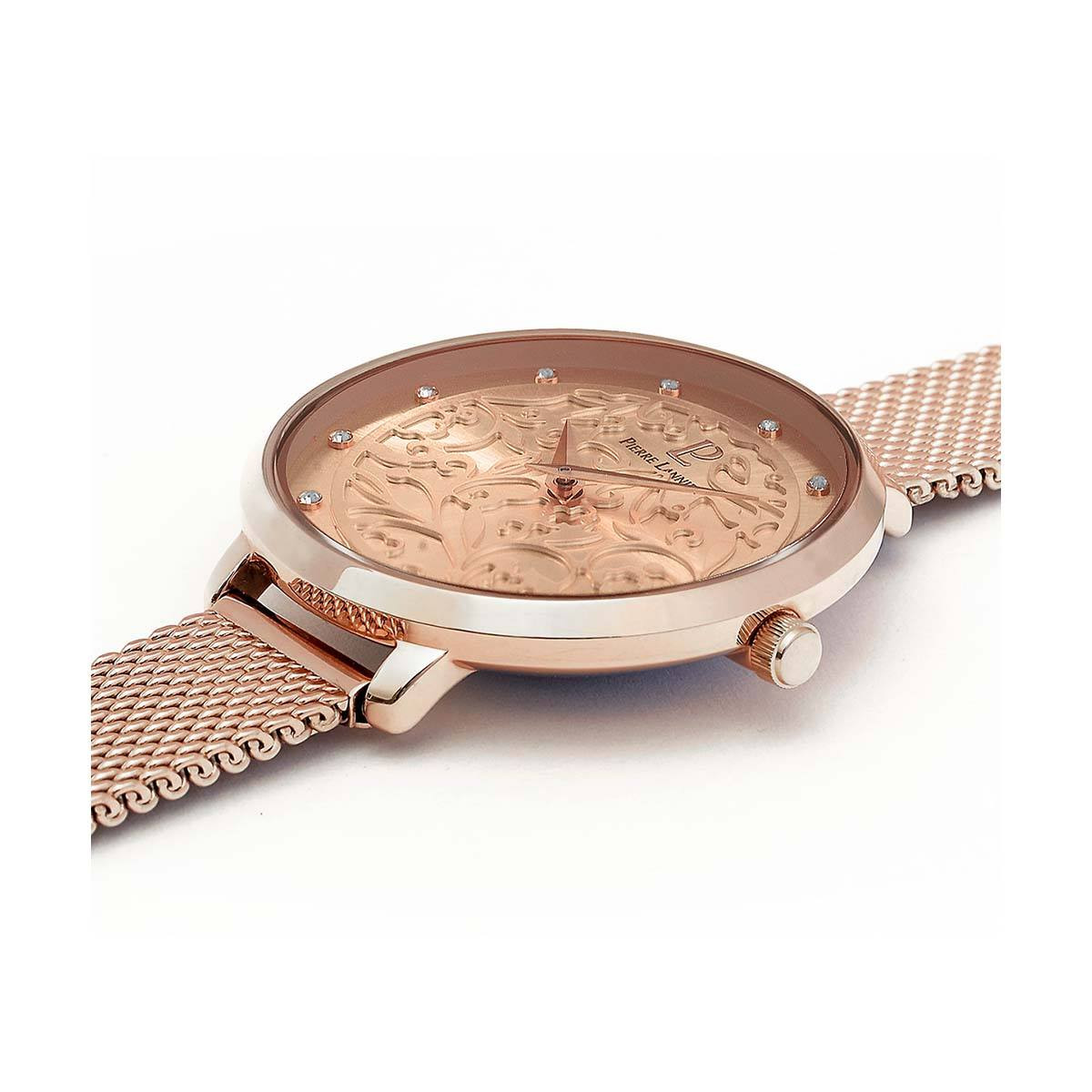 Montre Pierre Lannier Eolia Femme Doré rose - 041K958 Montre Pierre Lannier Eolia Femme Doré rose - 041K958