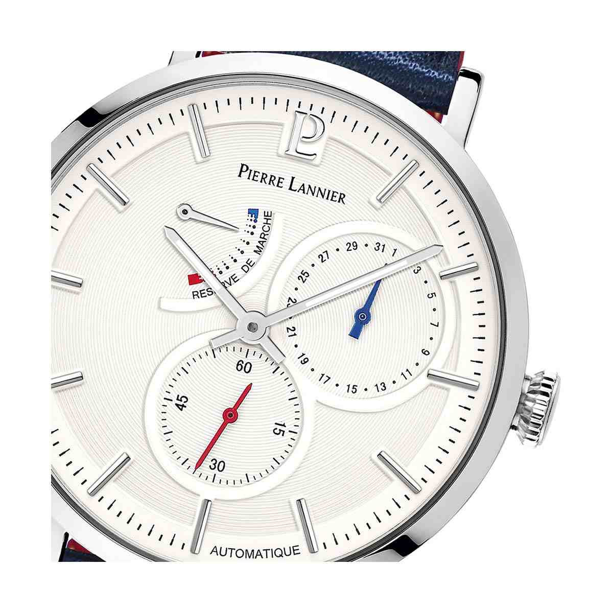 Montre Pierre Lannier Evidence Homme Blanc - 327B106 Montre Pierre Lannier Evidence Homme Blanc - 327B106