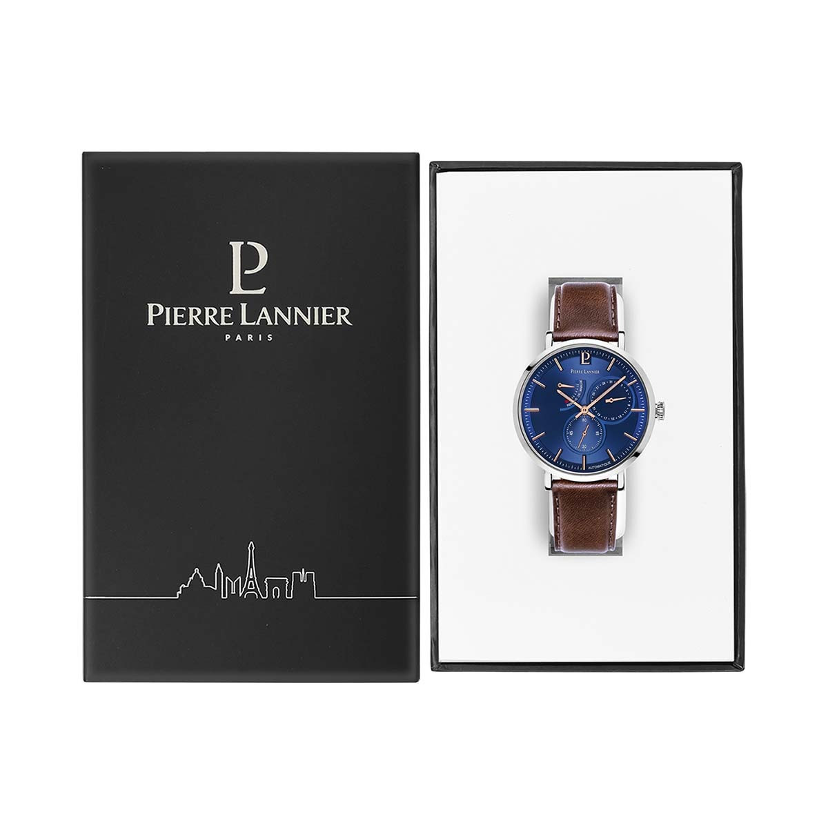 Montre Pierre Lannier Evidence Homme Bleu - 327B164