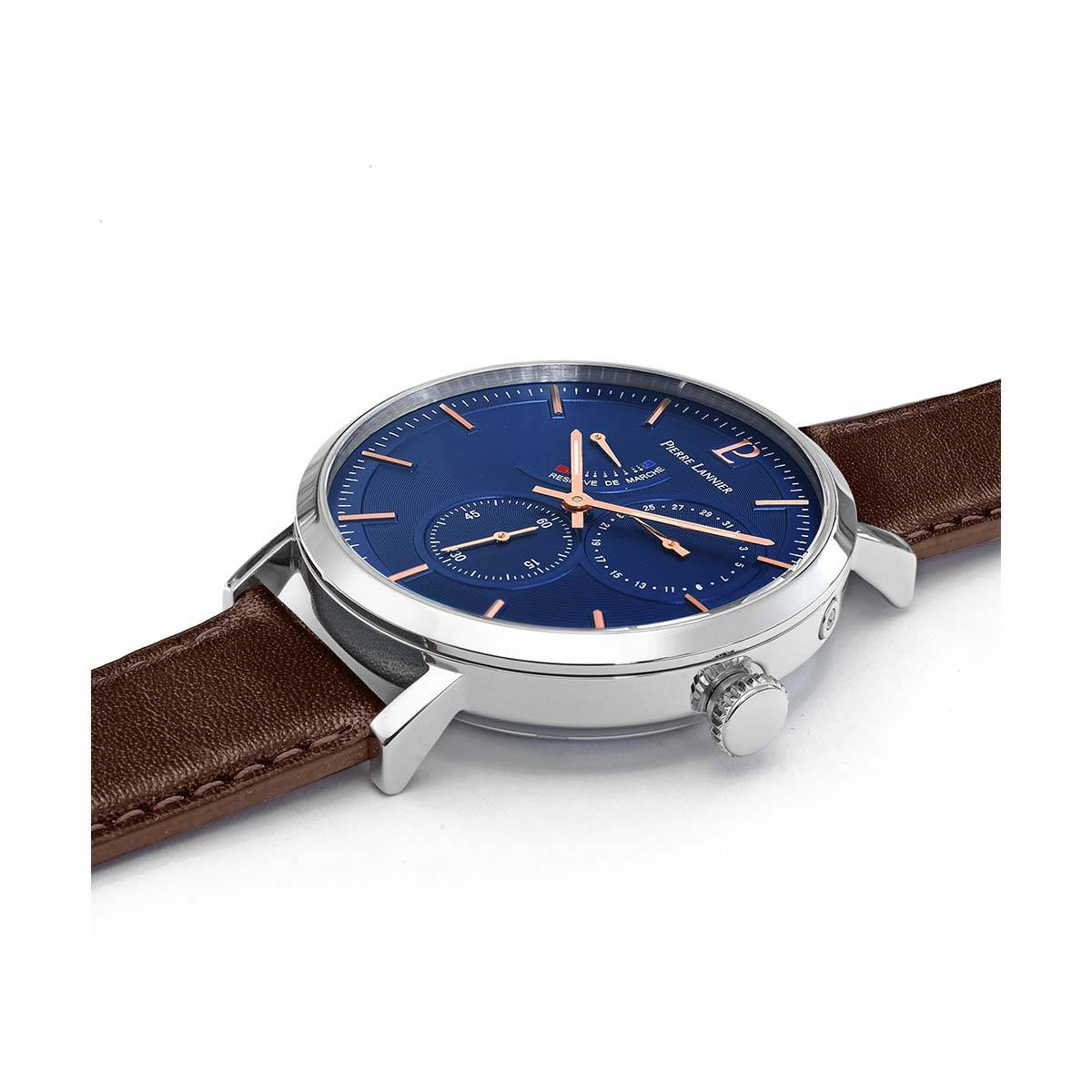 Montre Pierre Lannier Evidence Homme Bleu - 327B164