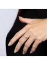 Bague "Envol" Or Blanc 375/1000
