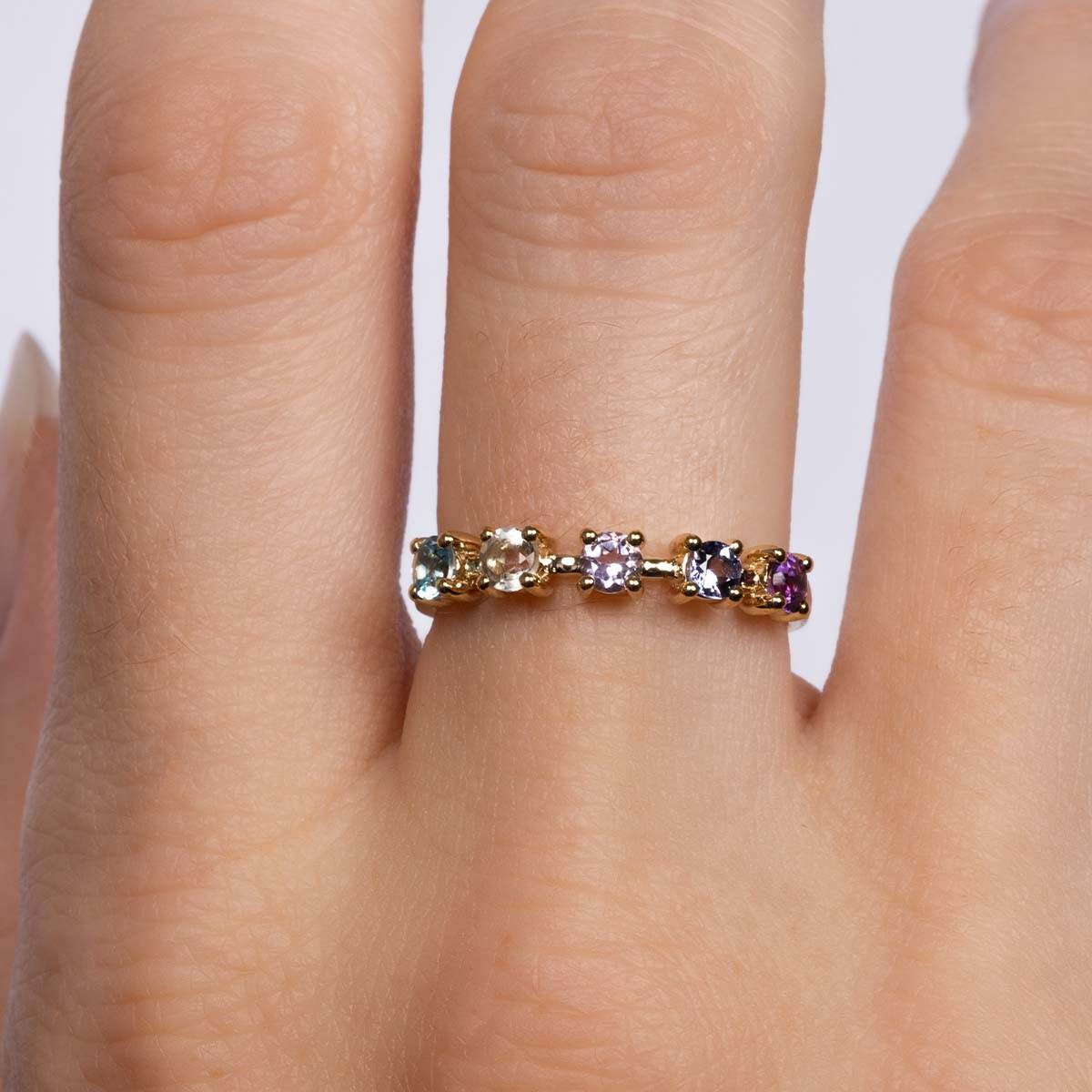 Bague "Pépites Multicolores" Or et Diamants Bague "Pépites Multicolores" Or Jaune