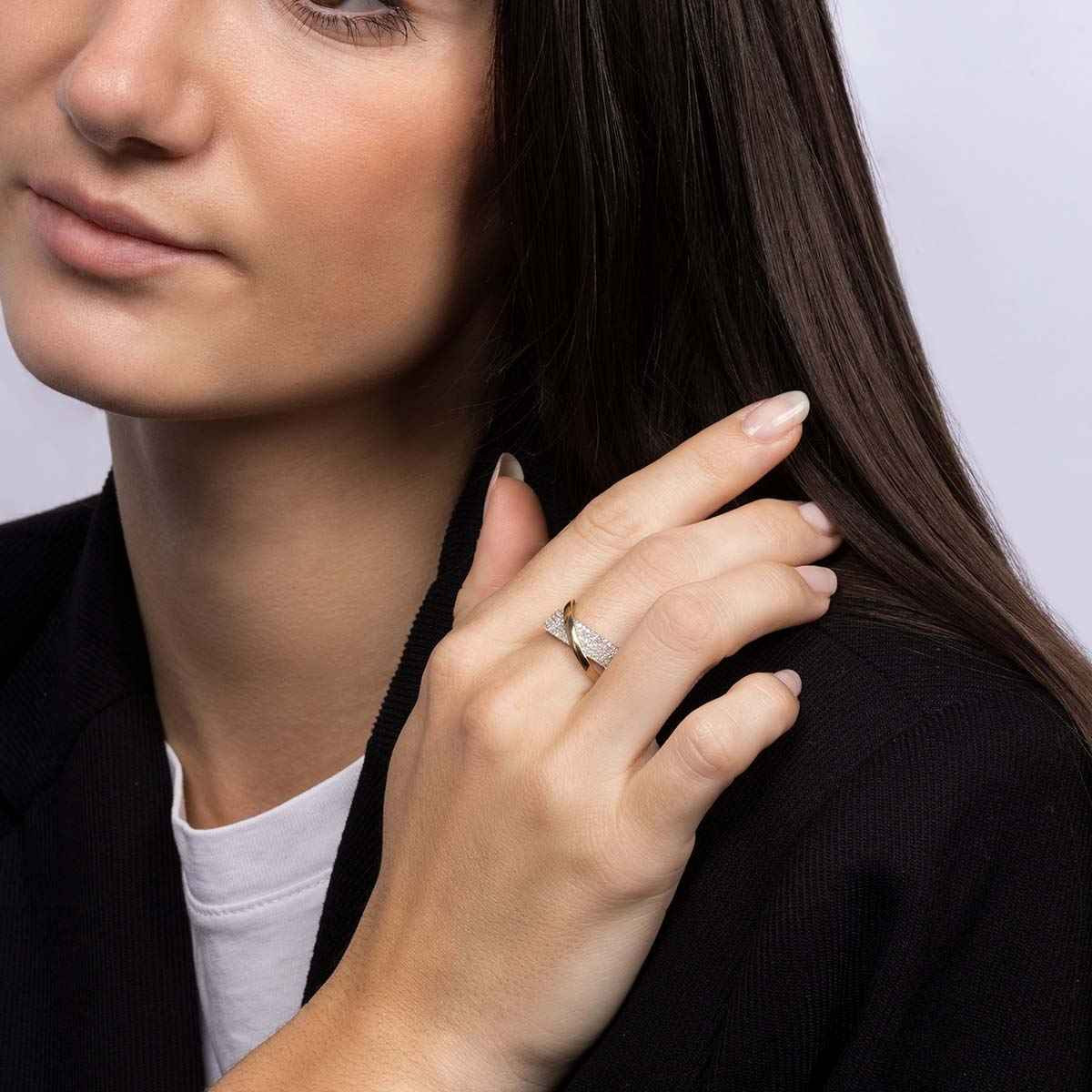 Bague "Shan" Or et Diamants Bague " Lydie" Or jaune et Diamant