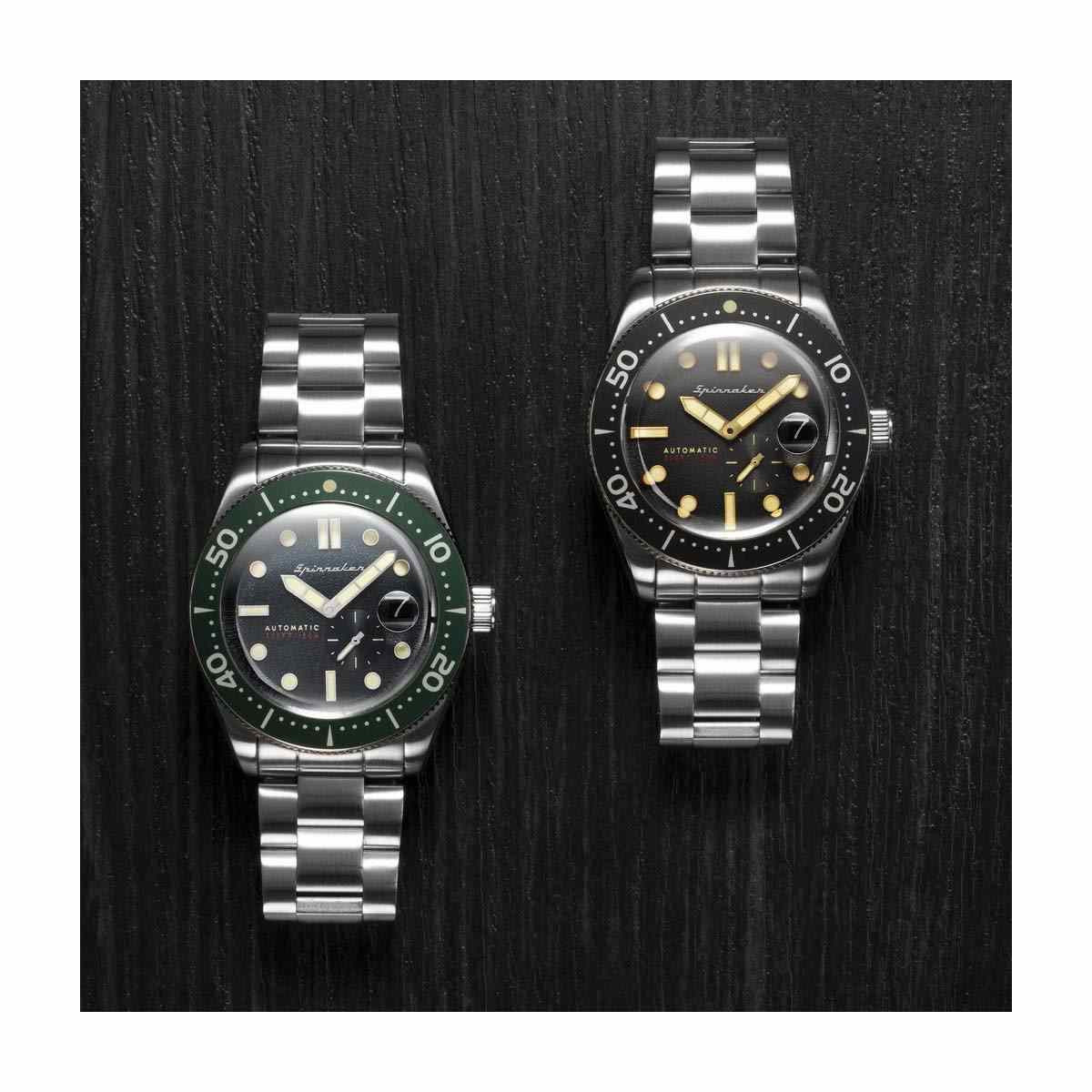 Montre Spinnaker CroftAutomatique Cadran vert - SP-5058-11 Montre Spinnaker Croft Automatique Cadran vert - SP-5058-11