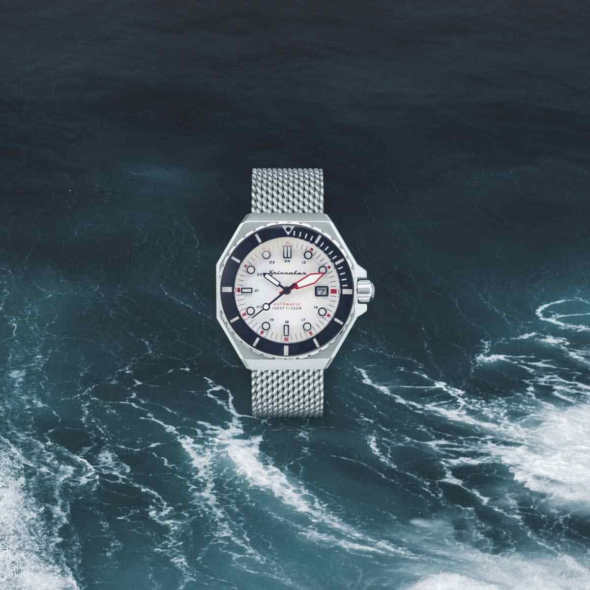 Montre Homme Spinnaker DUMAS en acier argenté