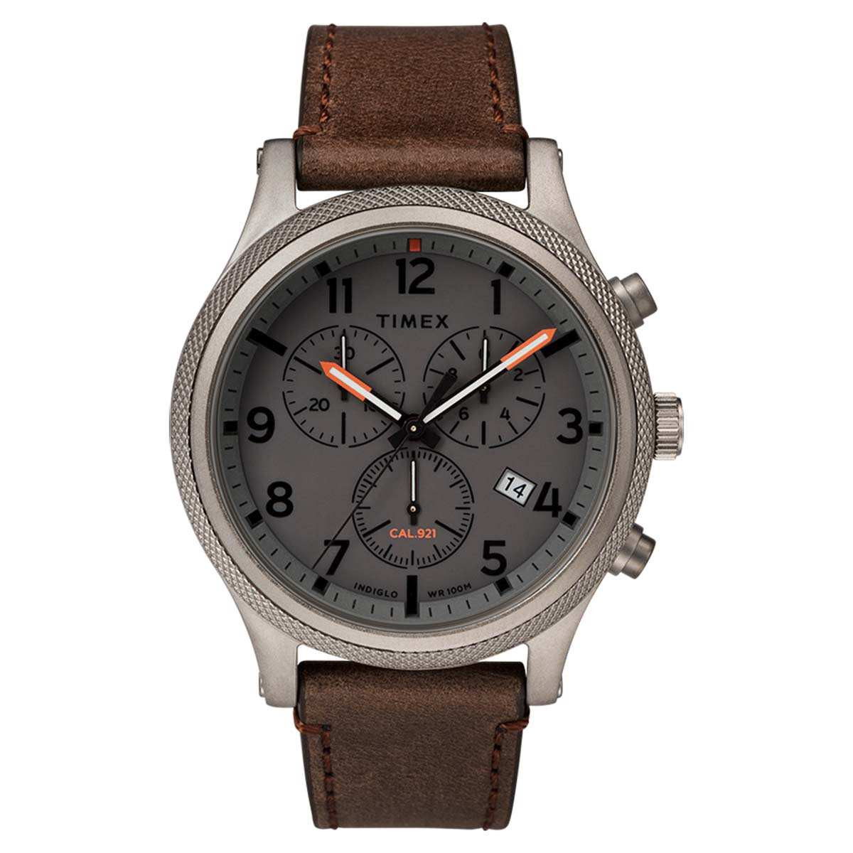 Montre Homme Timex "Allied LT Chronographe" Boîter 42mm Cadran INDIGLO® Gris - TW2T32800