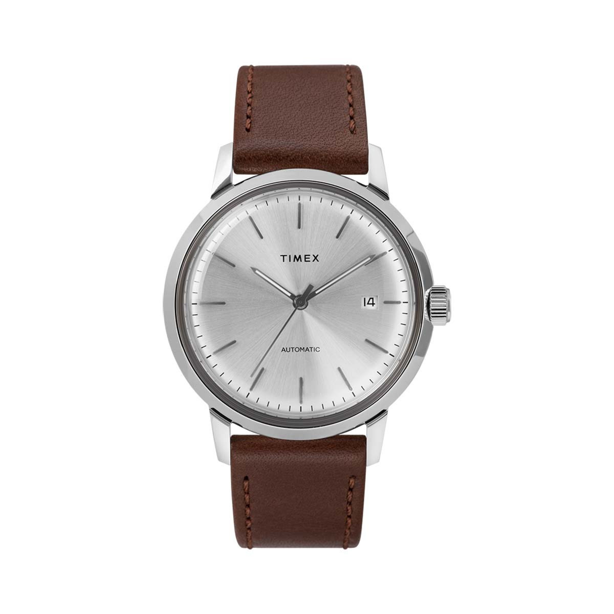 Montre Homme Timex "Marlin Automatique" Boîtier SST 40mm en Acier Cadran Argent - TW2T22700