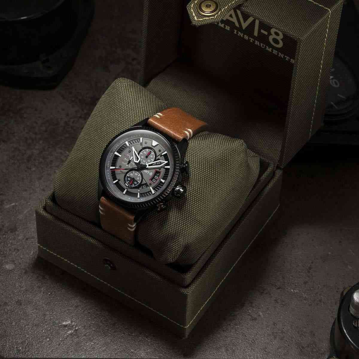 Montre AVI-8 HAWKER HUNTER Quartz Chronograph - AV-4064-03 Montre AVI-8 HAWKER HUNTER Quartz Chronograph - AV-4064-03