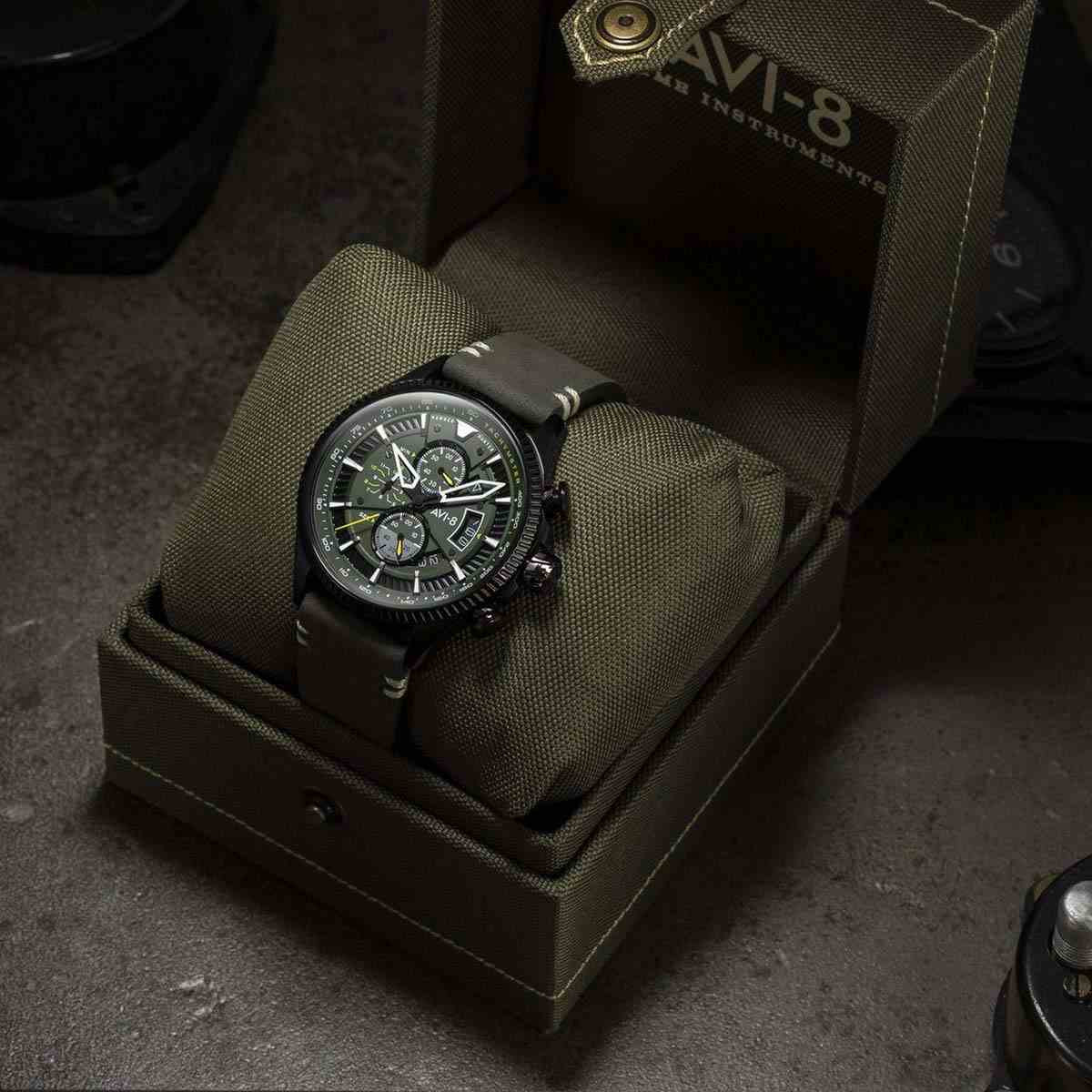 Montre AVI-8 HAWKER HUNTER Quartz Chronograph - AV-4064-02 Montre AVI-8 HAWKER HUNTER Quartz Chronograph - AV-4064-02