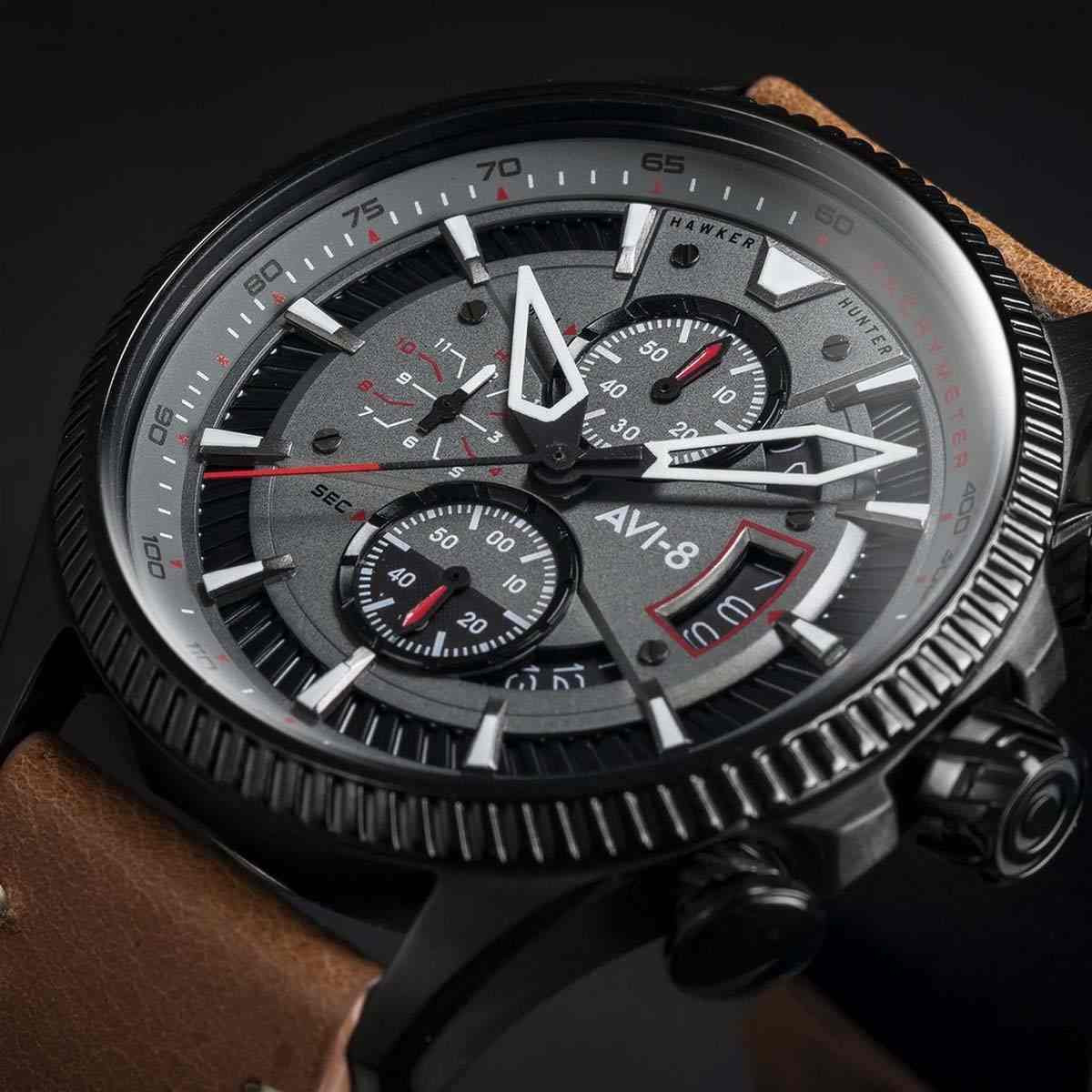 Montre AVI-8 HAWKER HUNTER Quartz Chronograph - AV-4064-03