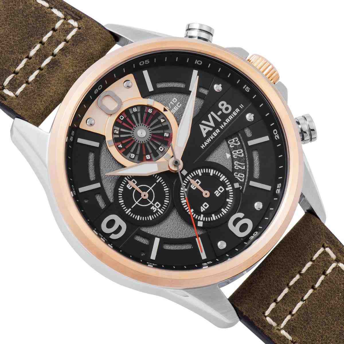 Montre AVI-8 HAWKER HARRIER II Quartz Chronograph - AV-4051-01