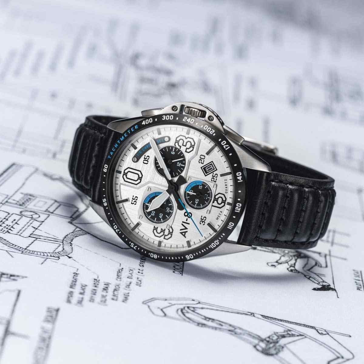 Montre AVI-8 P-51 Mustang - Quartz Chronographe - AV-4077-01