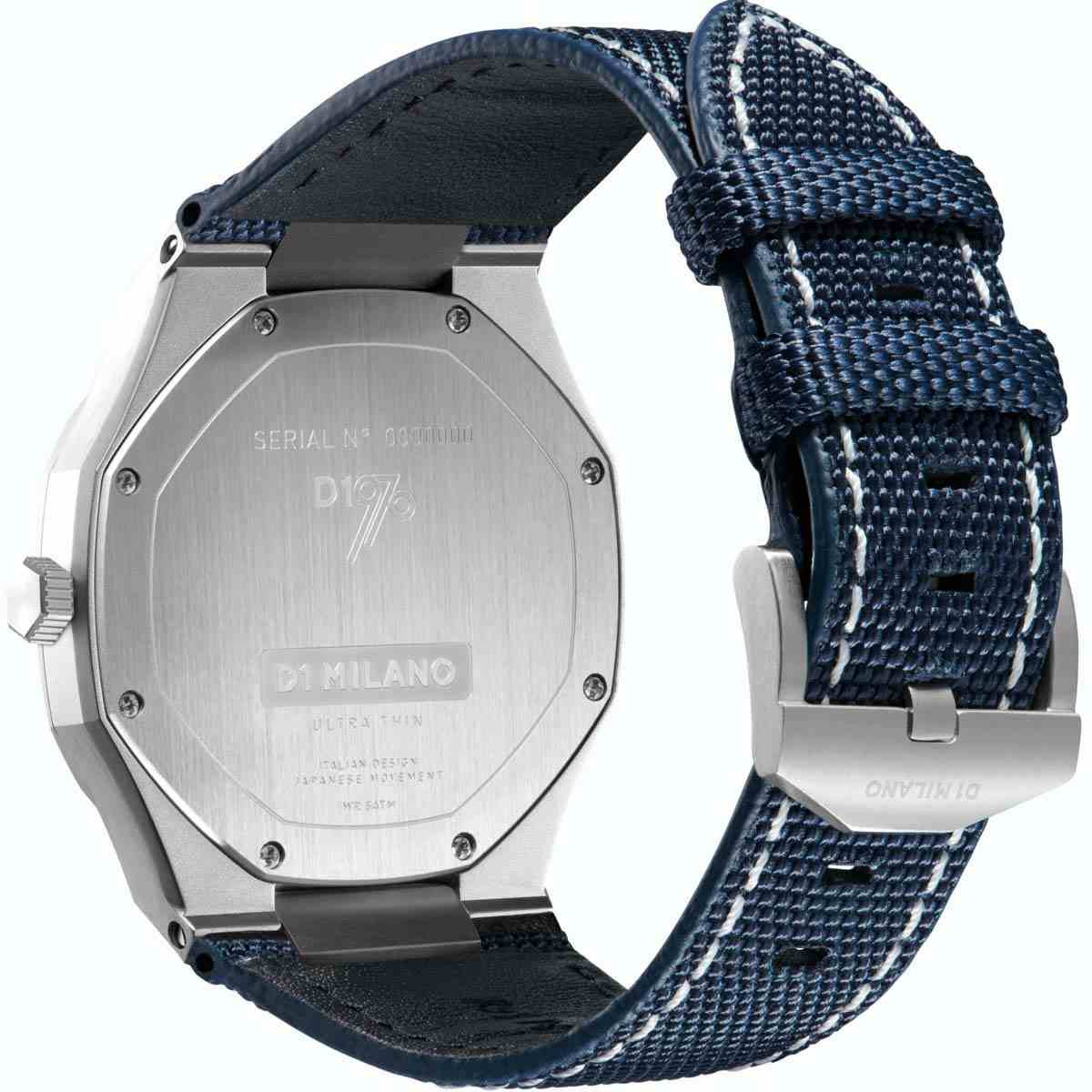 Montre D1 Milano ULTRA THIN Quartz - Cadran Argenté - 40 mm - UTNJ04 Montre D1 Milano ULTRA THIN Quartz - Cadran Argenté - 40 mm - UTNJ04
