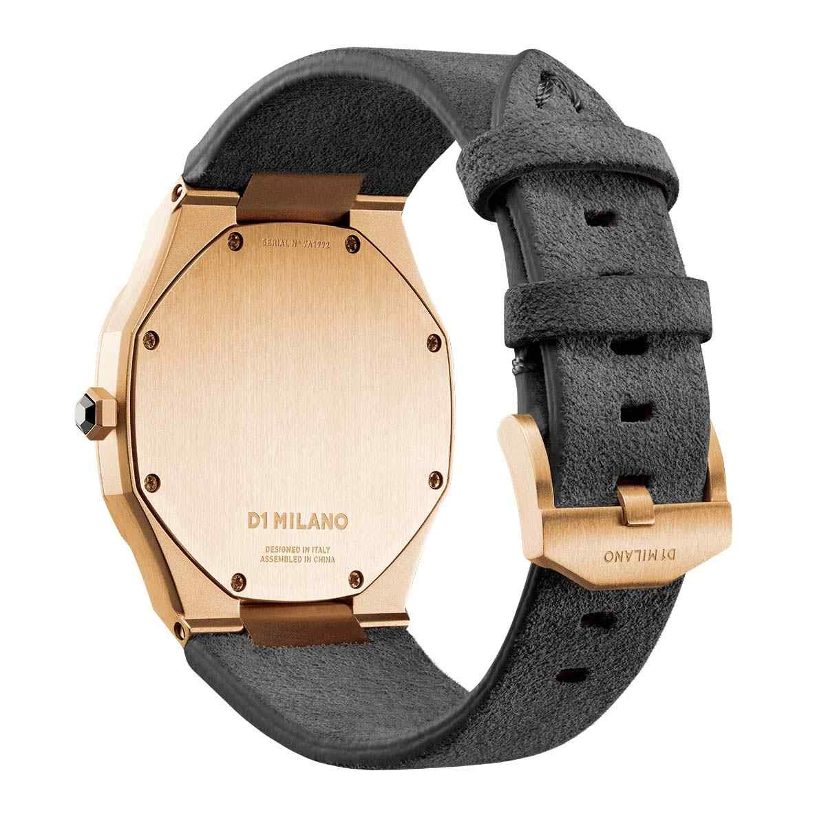 Montre D1 Milano ULTRA THIN Quartz - Cadran Doré - 38 mm - UTL05 Montre D1 Milano ULTRA THIN Quartz - Cadran Doré - 38 mm - UTL05
