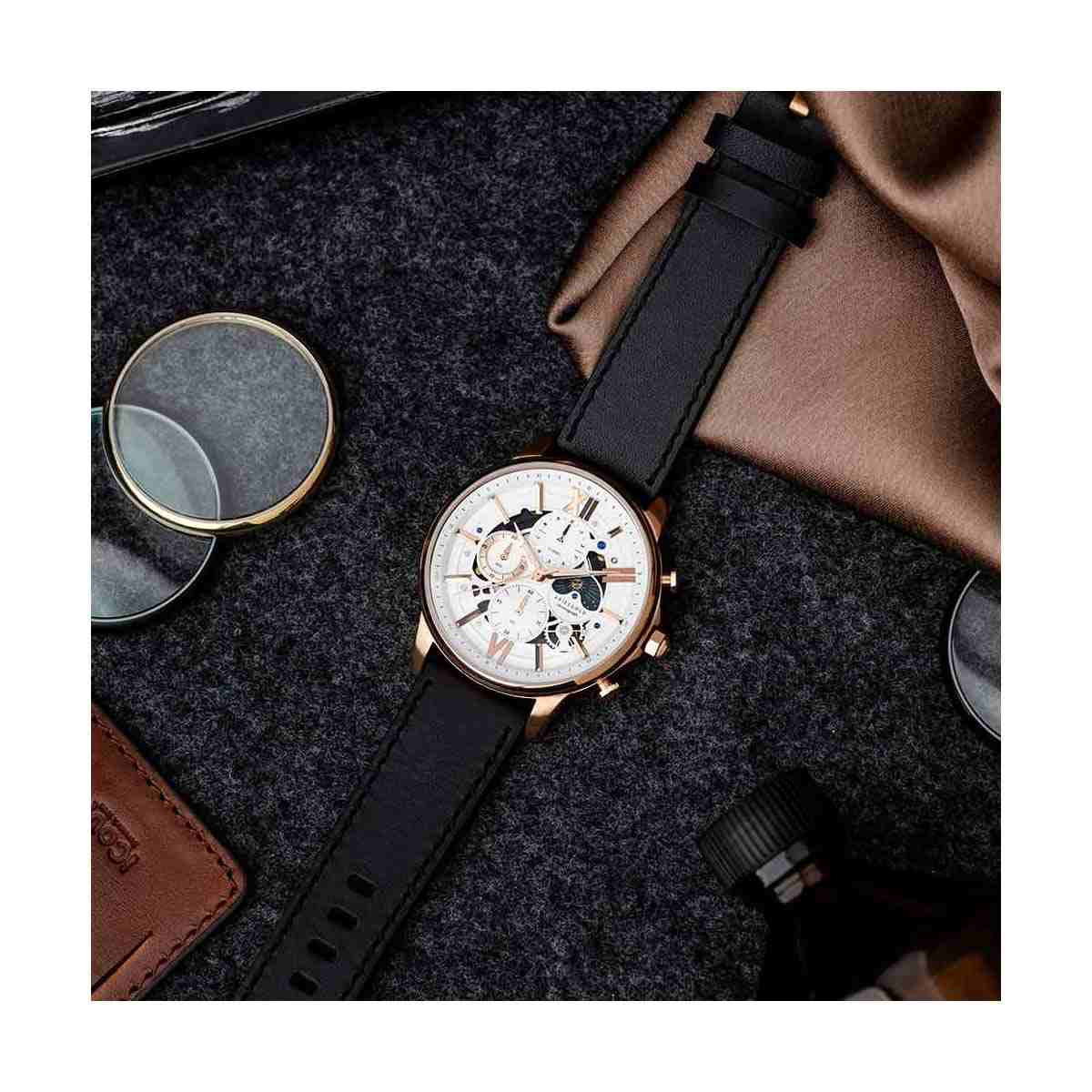 Montre Homme AriesGold Belfast Moon G 7013 RG-W