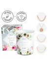 Bougie Bijou Collier doré - Parfum Rose Framboise - 40h