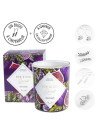 Bougie Bijou Boucles d'oreilles argentées - Parfum Sous les figuiers - 40h