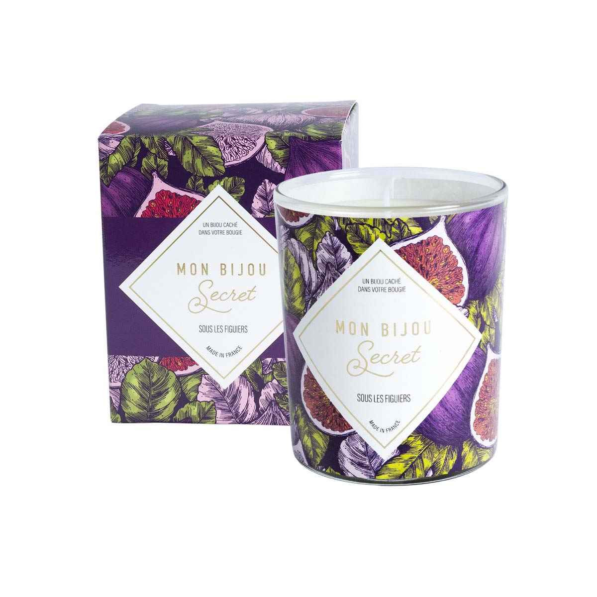 Bougie Bijou Bracelet doré - Parfum Sous les figuiers - 40h Bougie Bijou Bracelet doré - Parfum Sous les figuiers - 40h