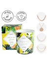 Bougie Bijou Collier doré - Parfum Zeste d'agrumes - 40h