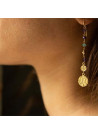 Boucles d'oreilles "Amanda"Aqua Calci