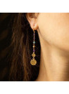 Boucles d'oreilles "Amanda"Aqua Calci