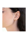 Boucles d'oreilles Colorful Love Or Jaune et Pierres précieuses