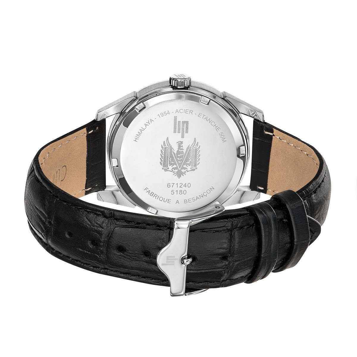 Montre mixte Lip "HIMALAYA" 40 mm cadran blanc - 671240 Montre mixte Lip "HIMALAYA" 40 mm cadran blanc - 671240
