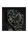 Montre Homme Spinnaker FLEUSS en acier argenté et cadran marron