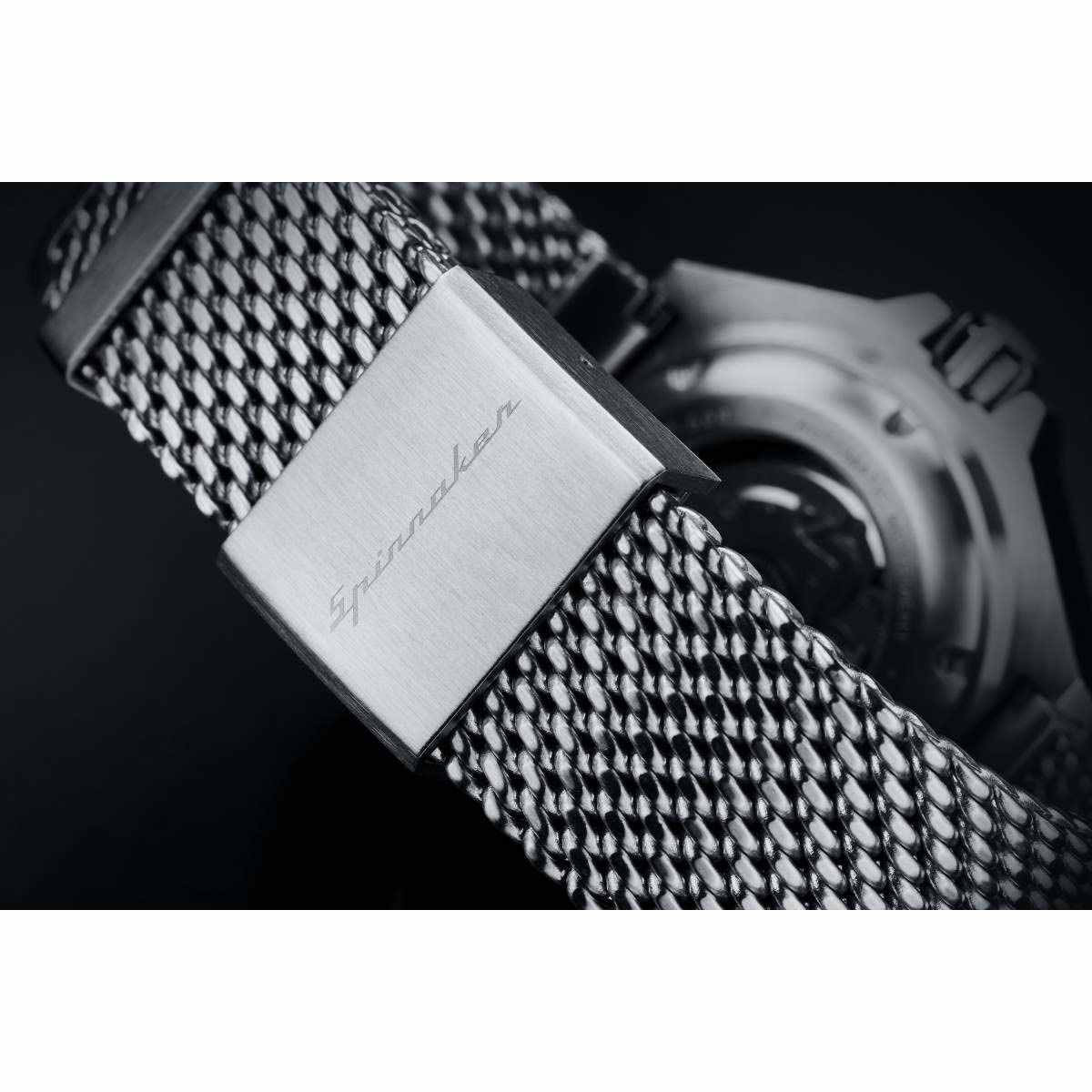 Montre Homme Spinnaker DUMAS Automatique Cadran noir Bracelet acier Montre Homme Spinnaker DUMAS Automatique Cadran noir Bracelet acier